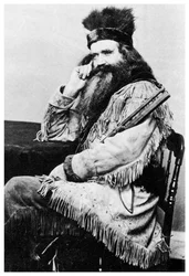 Seth Kinman, caçador americano, década de 1860