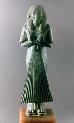 Shabti ou Ushabti, uma estatueta funerária, Egito, 18a dinastia