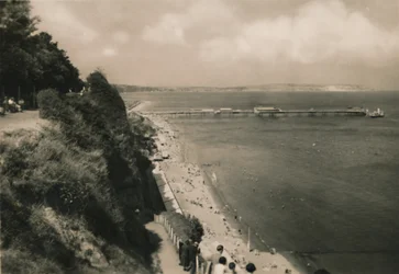 Shanklin, IW, de Appley Steps, c1920.