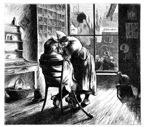 Barbear o inimigo em Montmirail, 1870