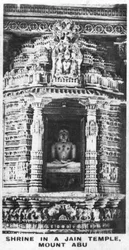 Santuário em um templo Jain, Mount Abu, Rajasthan, Índia, c1925