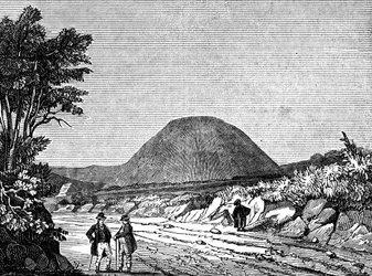 Silbury Hill, Wiltshire, Inglaterra, 1836