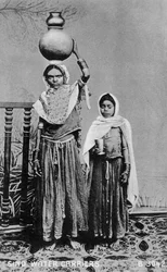 Transportadores de água de Sindh, Índia, 1917
