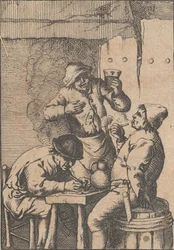 Cantor Standing Between Two Smokers, 1610-85.