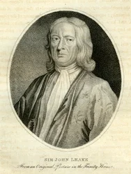 Sir John Leake, almirante britânico, século XVIII