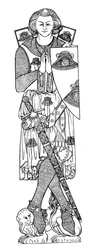 Sir Robert de Septvans, c1306, 1924