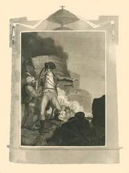 Sir Sidney Smith Defendendo a Violação no Acre, 1799, 1816.