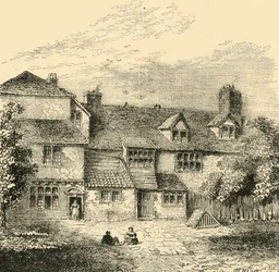 Casa do senhor Walter Raleighs, c1872.
