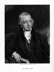 Sir Walter Scott, 1º Baronet, prolífico romancista e poeta escocês, século XIX
