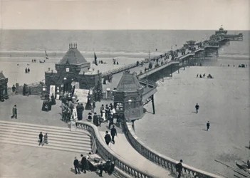 Skegness - o cais, 1895