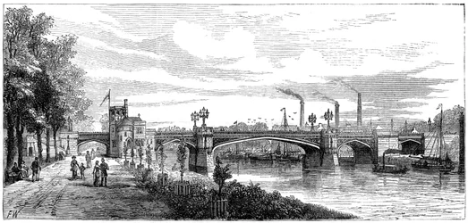 Ponte de Skeldergate, York. North Yorkshire, século XIX