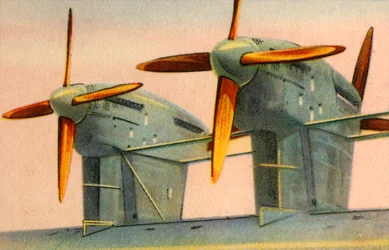 Hélices para aeronaves de madeira de pequeno diâmetro, 1932.