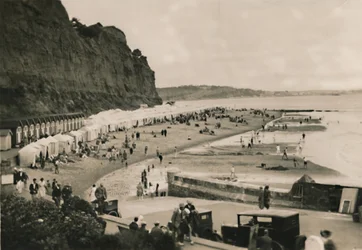 Praia pequena da esperança, Shanklin, IW, c1920.