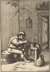 Cópia do fumante, 1610-85.
