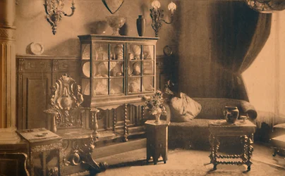 Sala para fumantes na Embaixada Cubana em Bruxelas, Bélgica, 1927.