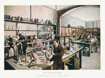 Fabricação de sabão, c1905