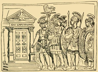 Soldados da famosa Guarda Pretoriana em Roma, c1930.