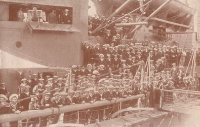 Algumas das empresas de navios da HMAS Austrália, c1917 1919