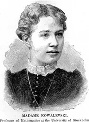 Sonia Sophie Kowalevski, matemático russo, 1888