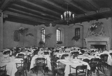 Sala de jantar do sudeste, o Fraternity Clubs Building, Nova York, 1924