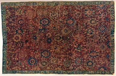 Tapete Isfahan do sul da Pérsia, século XVI
