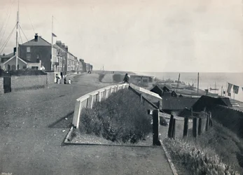 Southwold - o penhasco norte, 1895