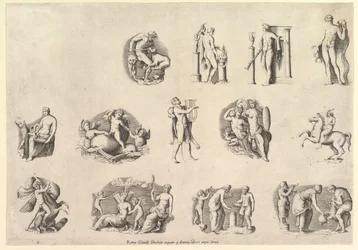 Vidro romano Assuntos magníficos ... depois da Antiguidade, executado ca. 1550-77, impressa após 1577.