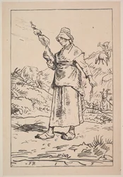 Spinner de Auvergne, 1830-99.