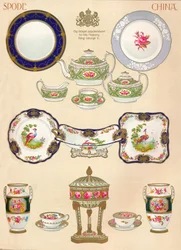 Spode China: WTCopeland & Sons, Stoke-on-Trent, século XVIII, 1913