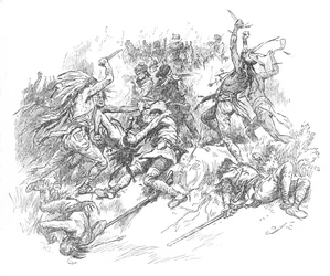 Saiu do pântano e voou nas gargantas dos renomados fuzileiros navais, 1902
