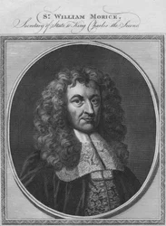 Sr. William Morice, Secretário de Estado do Rei Carlos II, 1784.
