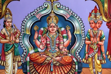Sri Vadapathira Kaliamman templo hindu. Deusa mãe suprema. Singapura