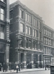 Fachada da rua da noiva do St., 1917