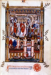 St Denis antes de Sisinnius, 1317