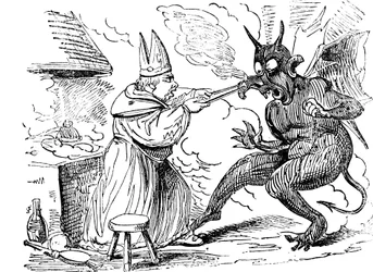 St Dunstan e o diabo, 1826