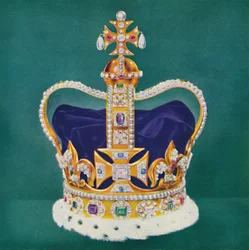 Coroa de St. Edwards, 1937.