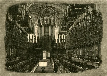 Capela de São Jorge, Windsor, 1898.