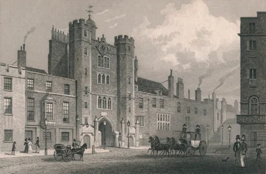 Palácio de St Jamess, Pall Mall, século c19