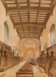 Capela do Colégio St. Johns, Cambridge, c1845, 1864