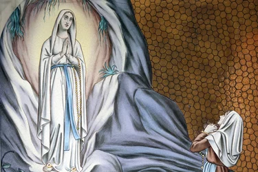 A igreja de São José. Nossa Senhora de Lourdes. Singapura
