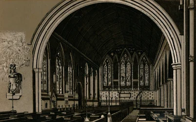 Igreja de São Nicolau, Interior, c1880.