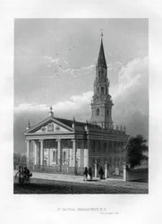 Capela de São Paulo, Broadway, Nova York, 1855