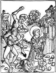 Santo Estêvão, primeiro mártir cristão c36 1493