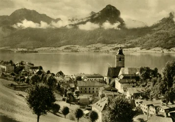 St Wolfgang no Salzkammergut, Alta Áustria, c1935.