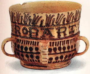 Artigos para Slip Staffordshire, 1909, 1914