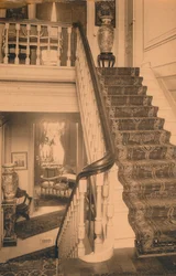 Escadaria na embaixada cubana em Bruxelas, Bélgica, 1927.