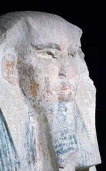 Estátua de Djoser, antigo faraó egípcio, século 27 aC