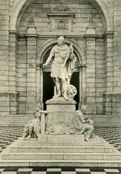 Estátua do senhor Cornwallis, 1925.