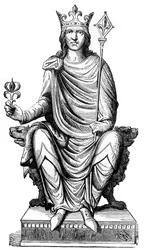 Estátua de Filipe Augusto, rei da França, século XIII 1882-1884