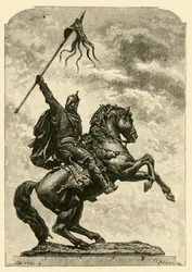 Estátua de Guilherme, o Conquistador, Falaise, 1890.